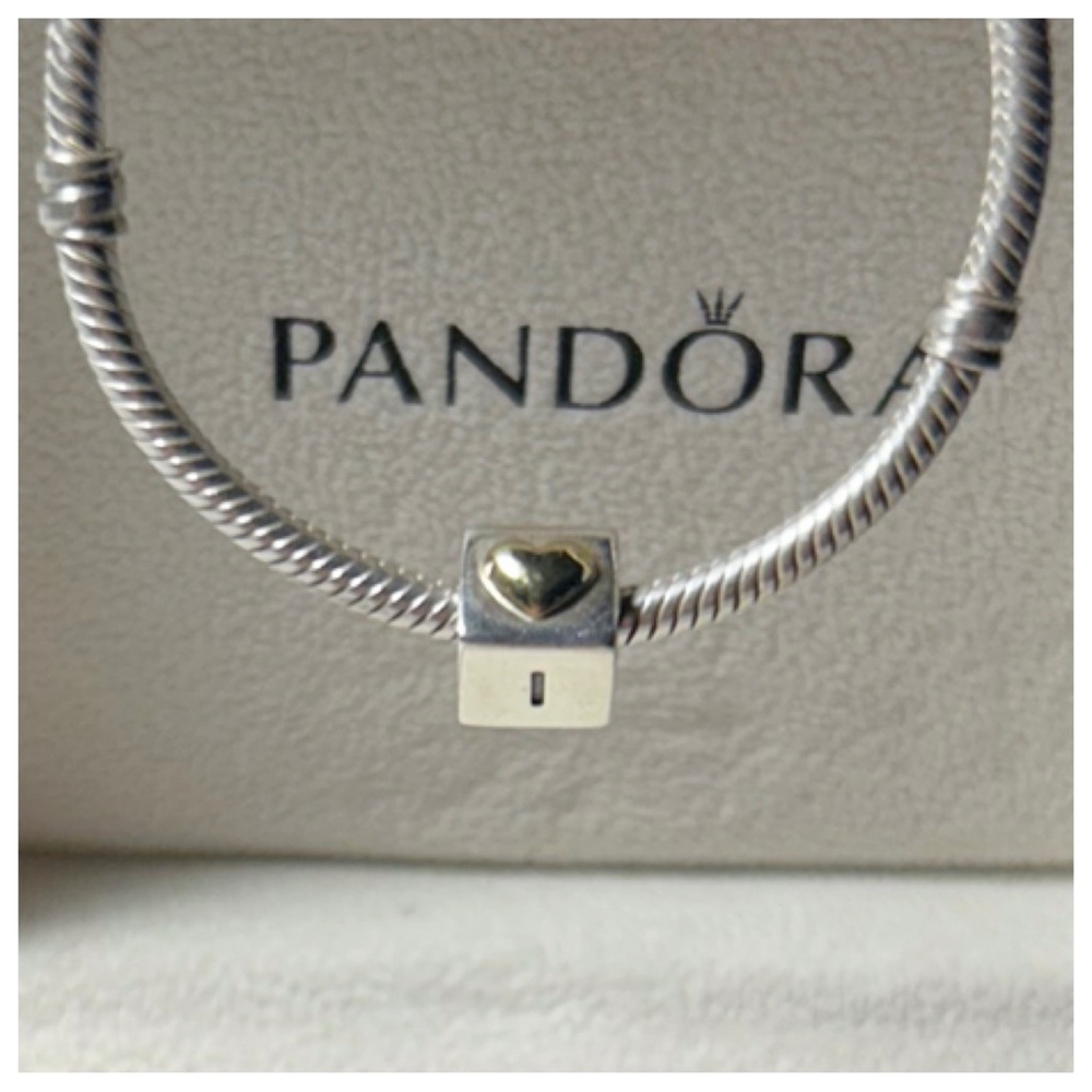 Retired PANDORA I 🖤 You Box Charm | 14k 925 ALE #790200 - Picture 3 of 5
